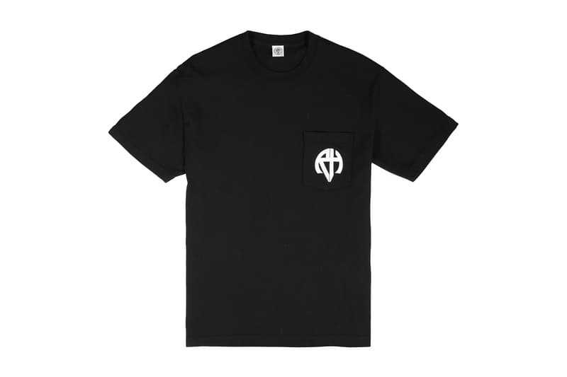 Richardson Spring Summer 2018 Logo Drop Black White Army Green Safety Orange Bomber Ma-1 Long Sleeve T Shirt Pocket Tee