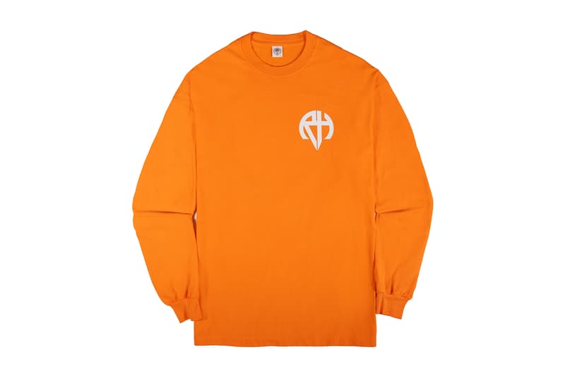 Richardson Spring Summer 2018 Logo Drop Black White Army Green Safety Orange Bomber Ma-1 Long Sleeve T Shirt Pocket Tee