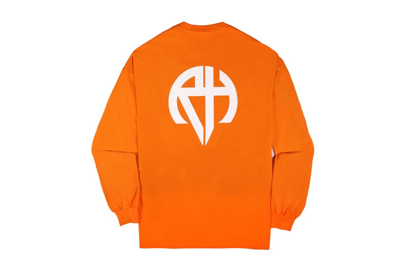 Richardson Spring Summer 2018 Logo Drop Black White Army Green Safety Orange Bomber Ma-1 Long Sleeve T Shirt Pocket Tee