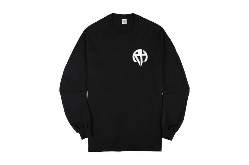 Richardson Spring Summer 2018 Logo Drop Black White Army Green Safety Orange Bomber Ma-1 Long Sleeve T Shirt Pocket Tee
