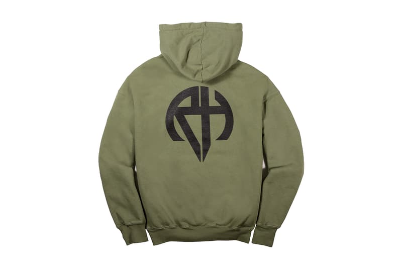 Richardson Spring Summer 2018 Logo Drop Black White Army Green Safety Orange Bomber Ma-1 Long Sleeve T Shirt Pocket Tee