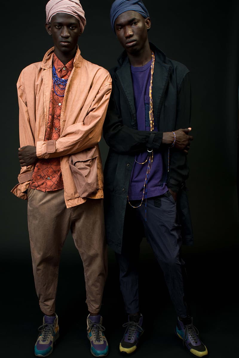 Robert Geller spring summer 2019 collection lookbook dye common projects collab new york fashion week