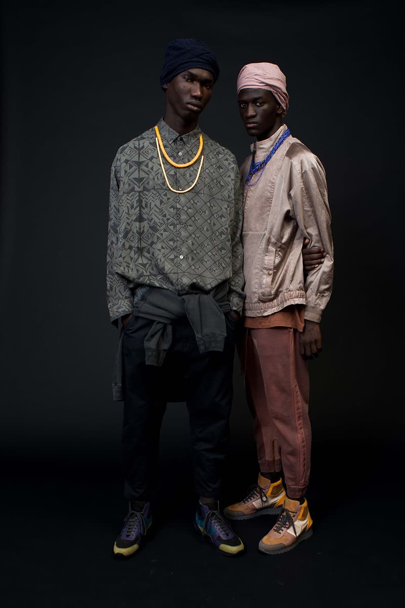 Robert Geller spring summer 2019 collection lookbook dye common projects collab new york fashion week