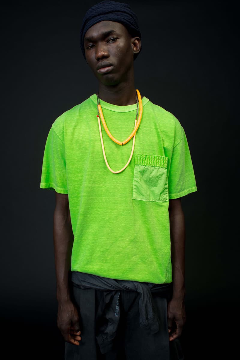Robert Geller spring summer 2019 collection lookbook dye common projects collab new york fashion week