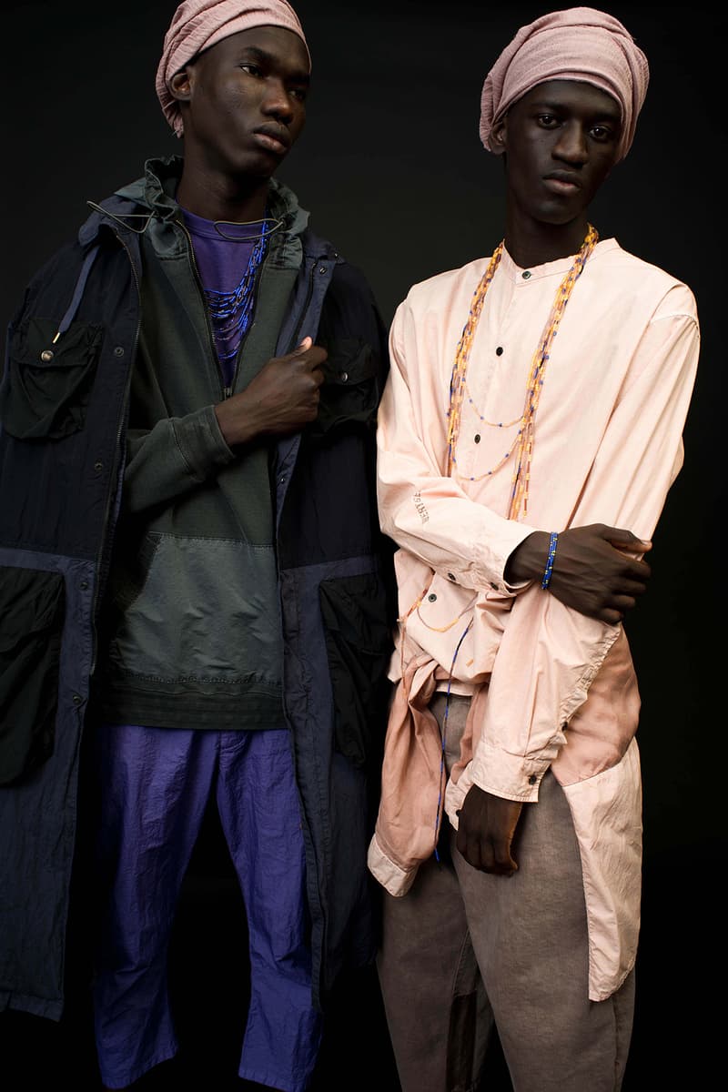 Robert Geller spring summer 2019 collection lookbook dye common projects collab new york fashion week