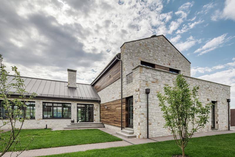 Rock House 33bY Architecture Ukraine Homes Houses Modern Interior Exterior Swimming Pool Pond Garden Plants