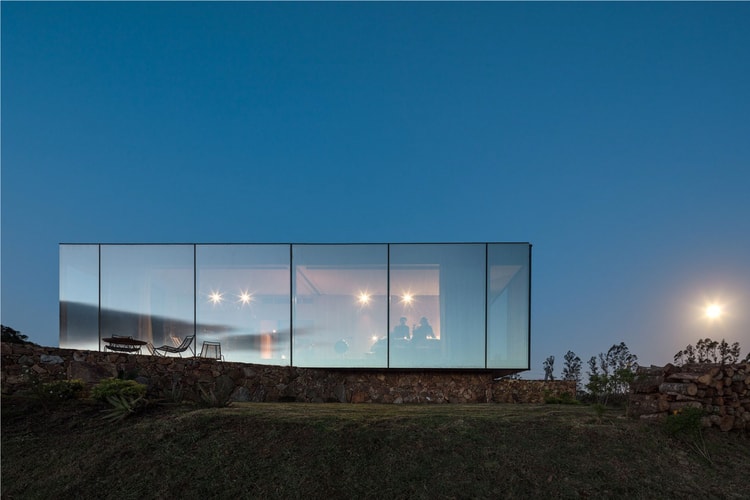 Modern Vineyard Resort Boasts Sleek Mirrored Facade in Uruguay