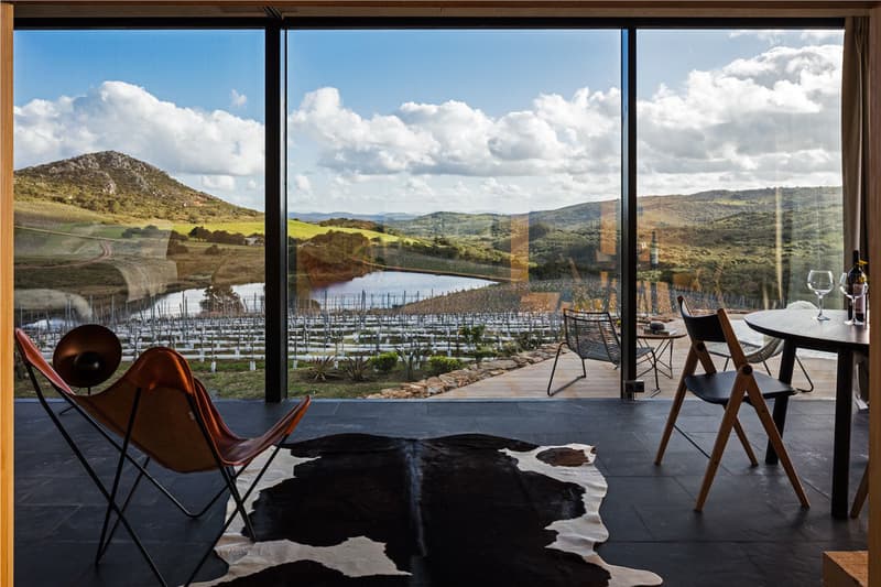 Sacromonte Landscape Hotel Vineyard Uruguay maldonado windery cabin price opening architecture