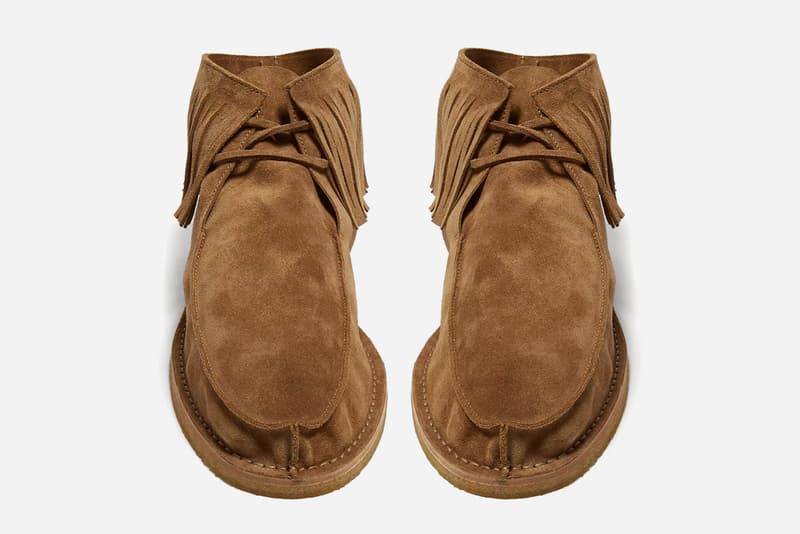 Saint Laurent Pre-Fall 2018 Desert Boot brown camel suede footwear Anthony Vaccarello