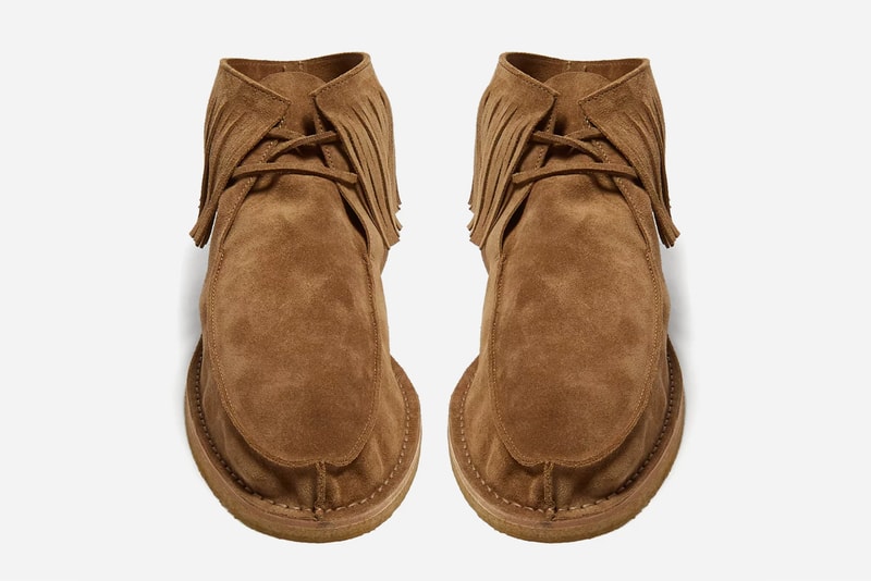 Saint Laurent Pre-Fall 2018 Desert Boot brown camel suede footwear Anthony Vaccarello