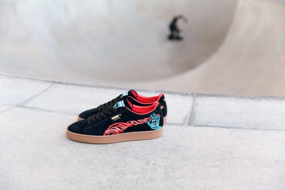 Santa Cruz PUMA Suede 50 Collaboration sneakers skateboards shoes