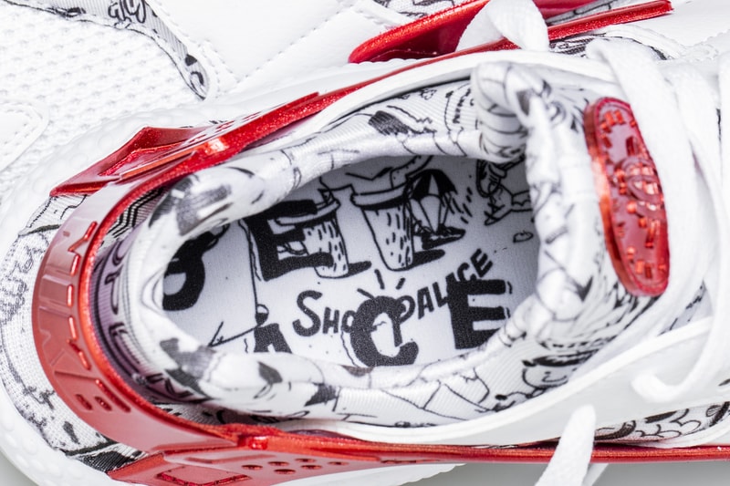 Shoe Palace Nike Air Huarache Release Date info price purchase 25th Anniversary White University Red Platinum colorway Joonbug July 28