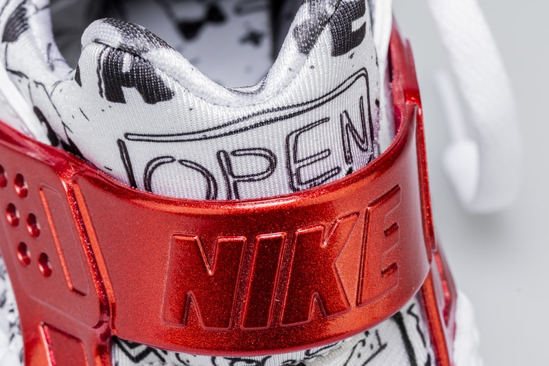 Shoe Palace Nike Air Huarache Release Date info price purchase 25th Anniversary White University Red Platinum colorway Joonbug July 28