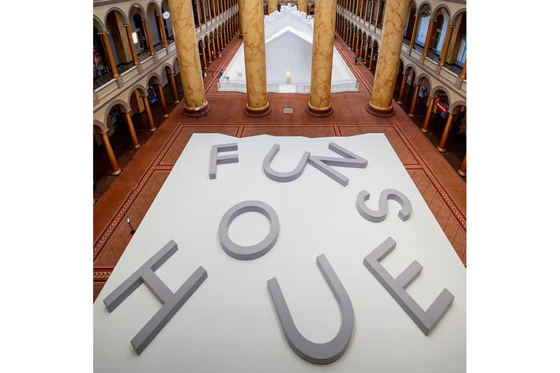 snarkitecture opens fun house national building museum daniel arsham alex mustonen exhibition architecture design art artworks