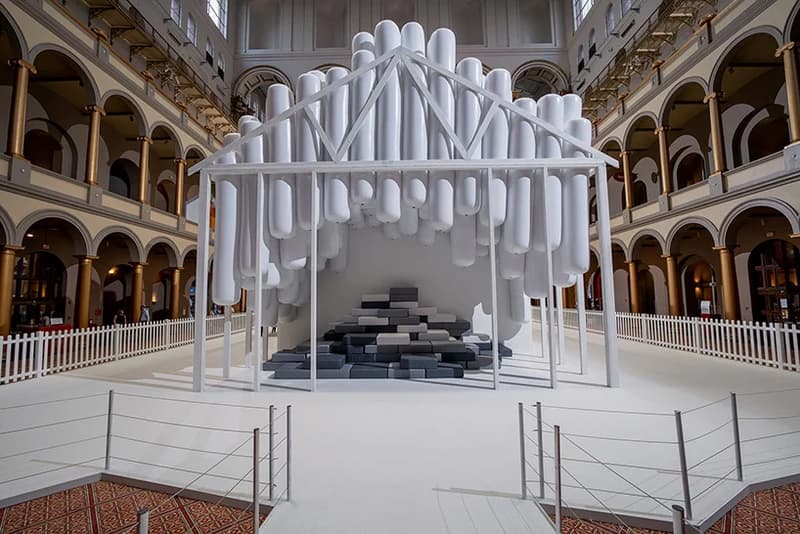 snarkitecture opens fun house national building museum daniel arsham alex mustonen exhibition architecture design art artworks