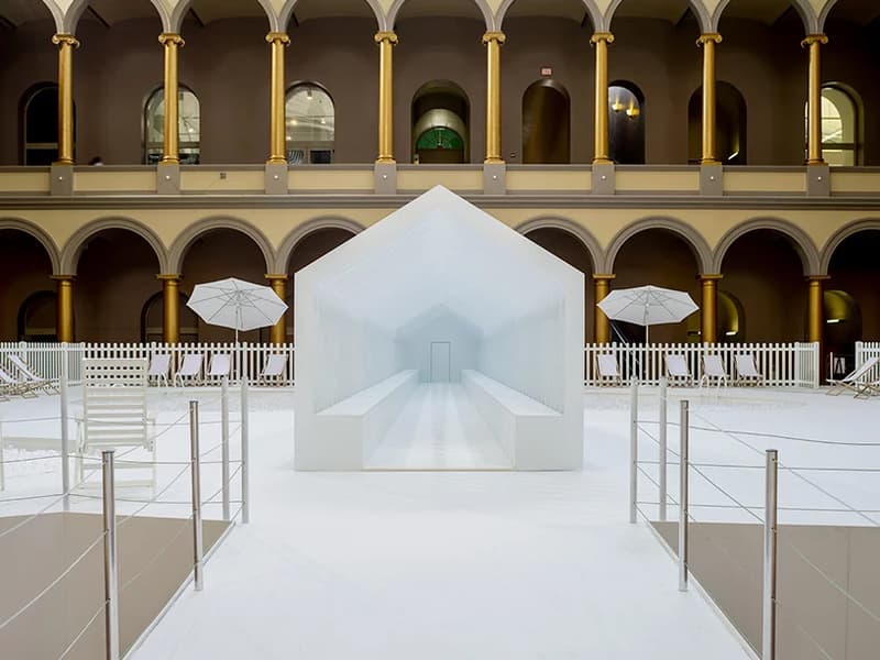 snarkitecture opens fun house national building museum daniel arsham alex mustonen exhibition architecture design art artworks