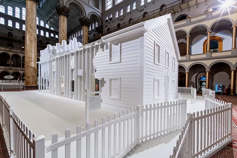 snarkitecture opens fun house national building museum daniel arsham alex mustonen exhibition architecture design art artworks