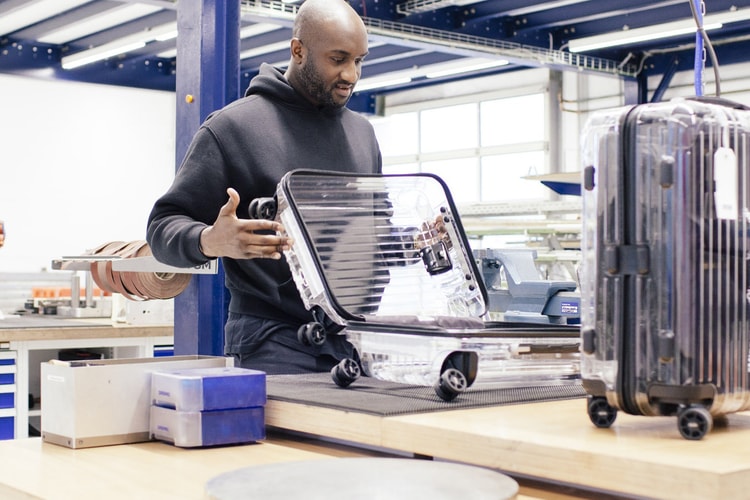 Virgil Abloh-Customized Nike Air Force 1s & Rimowa Luggage to Release at SSENSE