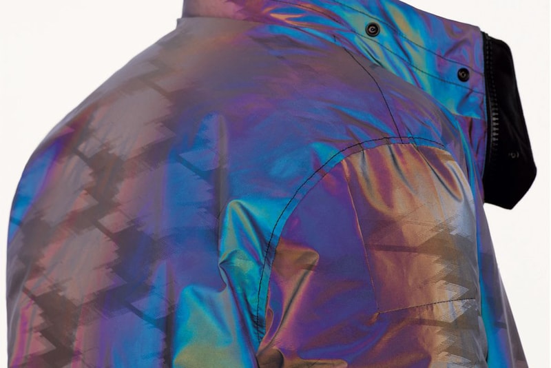 Stone Island Shadow Project 10 Year Anniversary Collection Jackets Vest iridescent Pink Scarf Chelsea Boot Shoes