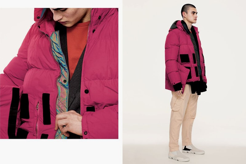 Stone Island Shadow Project 10 Year Anniversary Collection Jackets Vest iridescent Pink Scarf Chelsea Boot Shoes