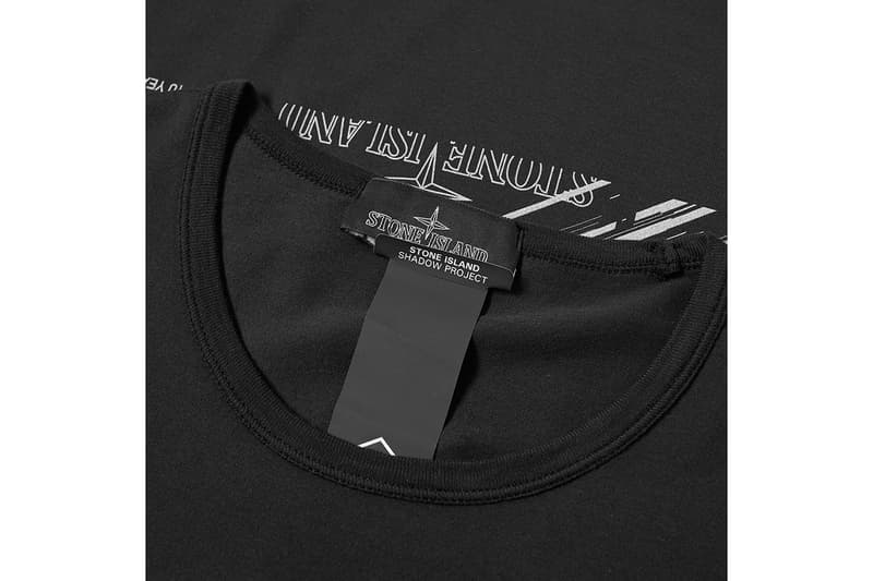 Stone Island Shadow Project 10th Anniversary Collection T-Shirt Black White Natural Pink