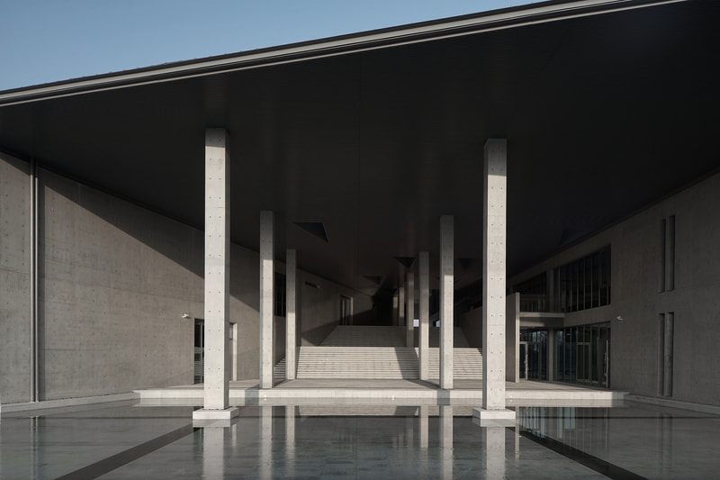 Tadao Ando Liangzhu Village Cultural Art Centre Architecture Design Arts Modern Lighting Interior Exterior Garden Plants Trees