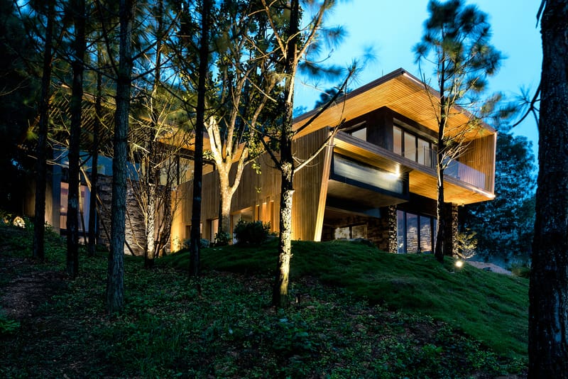 The Teak House Brings Nature Indoors