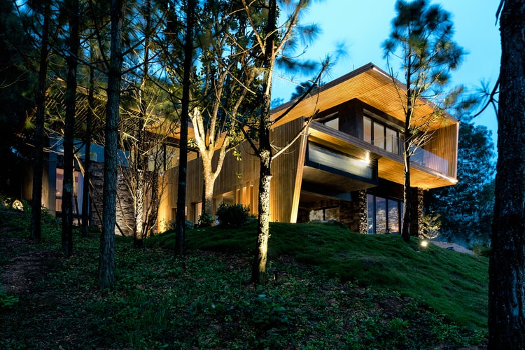 The Teak House Brings Nature Indoors