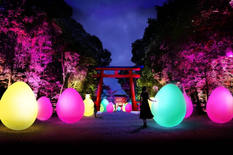 teamlab to Launch Light Festival in Japan's Shimogamo Shrine