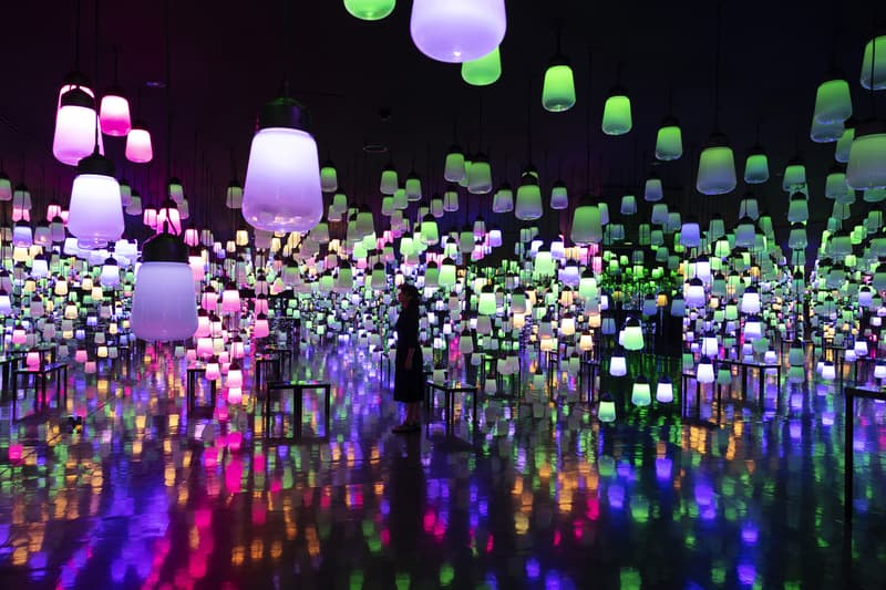 teamlab summer forest exhibition mifuneyama rakuen takeo hot spring japan artworks art installations