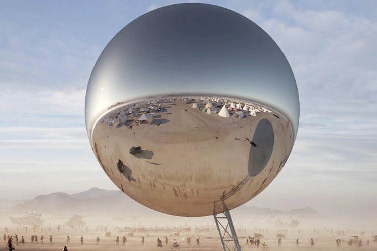 Burning Man Festival's Giant Orb Installation Nearly Complete