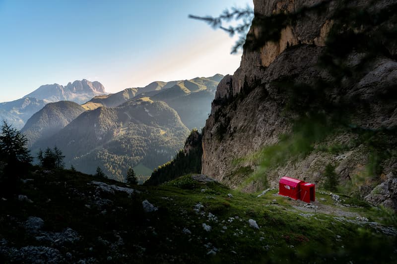 The North Face Pinnacle Archive Alps Pop-up Climbing Italy restored refurbished collection