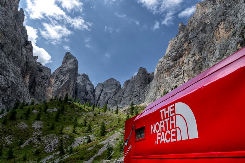The North Face Pinnacle Archive Alps Pop-up Climbing Italy restored refurbished collection