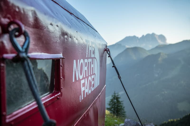 The North Face Pinnacle Archive Alps Pop-up Climbing Italy restored refurbished collection