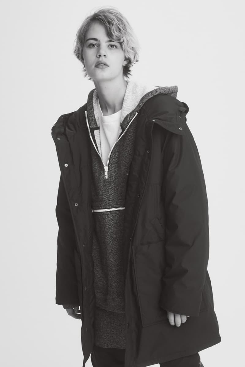 THE NORTH FACE PURPLE LABEL Fall Winter 2018 Lookbook Jackets Outerwear Hoodies Sweaters Pants Trousers Cardigans Scarves Hats Caps