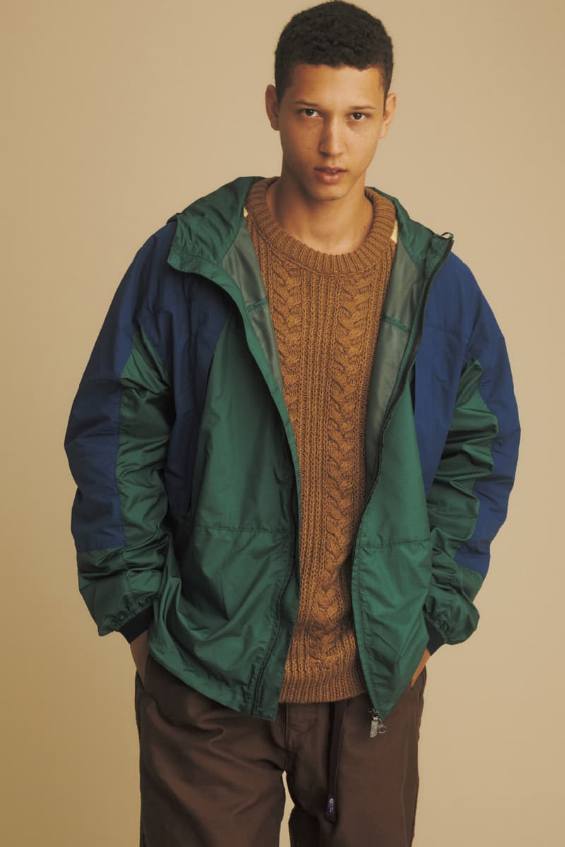 THE NORTH FACE PURPLE LABEL Fall Winter 2018 Lookbook Jackets Outerwear Hoodies Sweaters Pants Trousers Cardigans Scarves Hats Caps