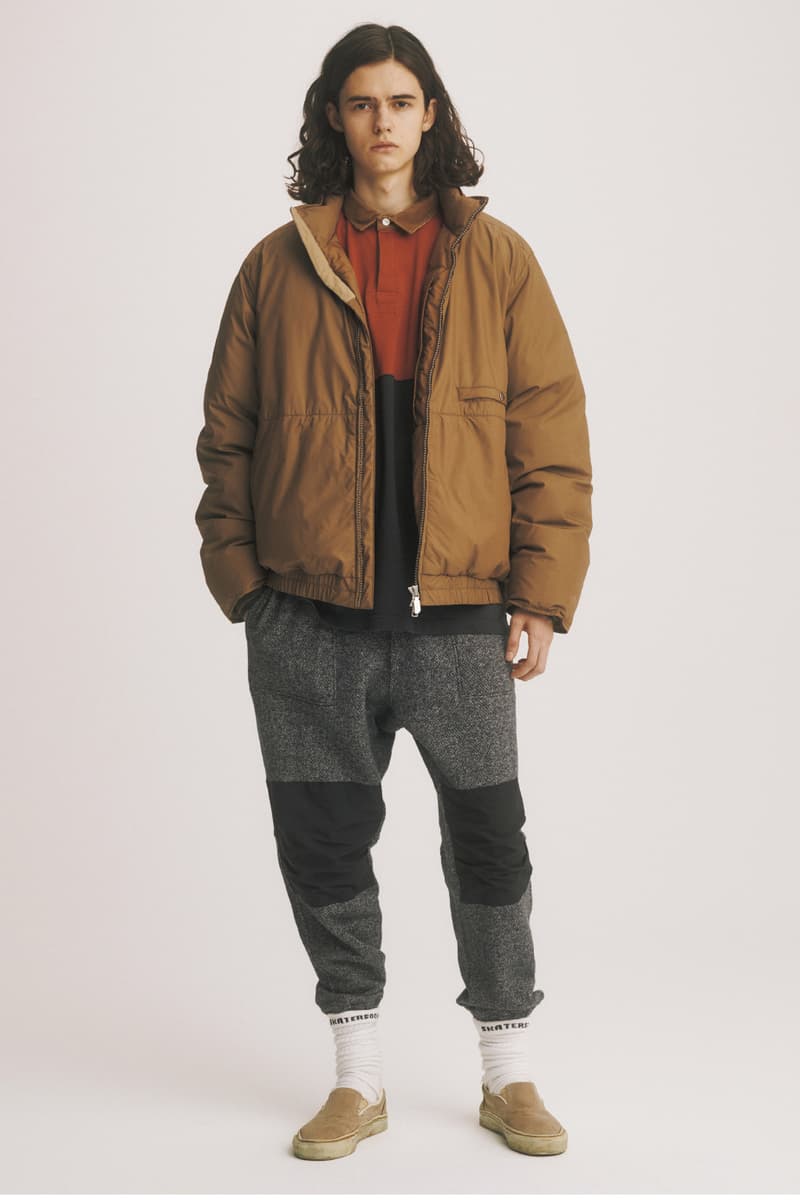 THE NORTH FACE PURPLE LABEL Fall Winter 2018 Lookbook Jackets Outerwear Hoodies Sweaters Pants Trousers Cardigans Scarves Hats Caps