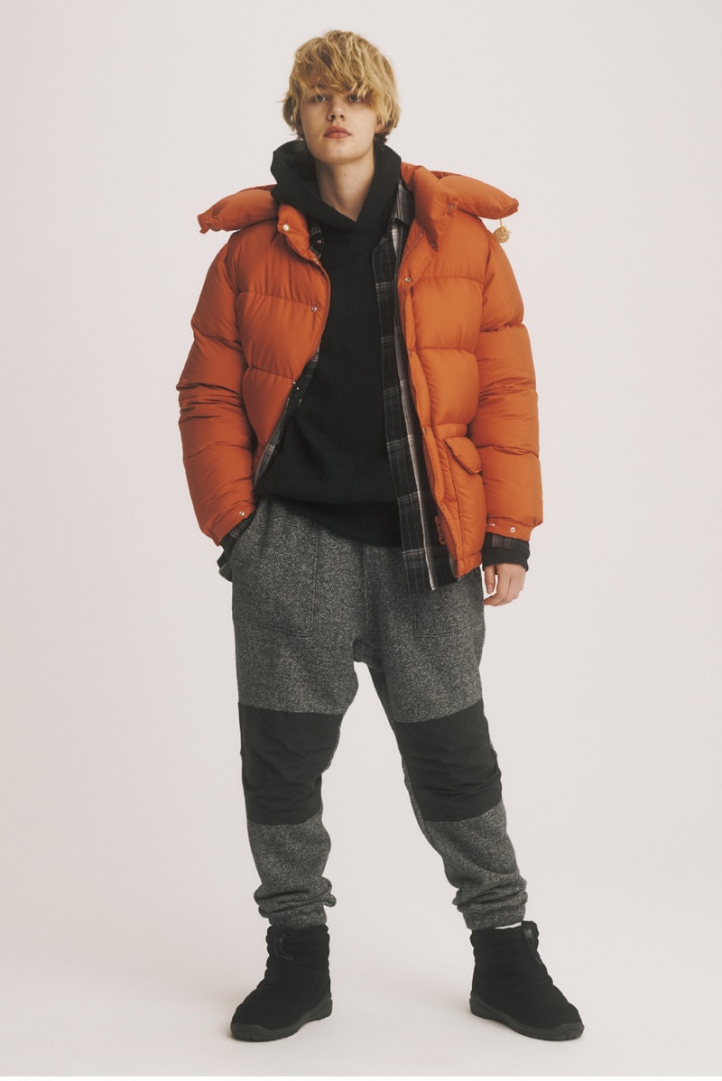 THE NORTH FACE PURPLE LABEL Fall Winter 2018 Lookbook Jackets Outerwear Hoodies Sweaters Pants Trousers Cardigans Scarves Hats Caps