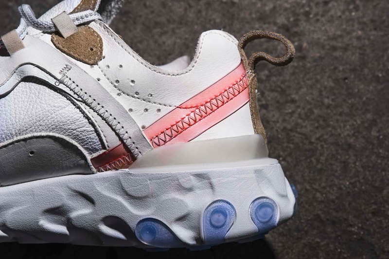 The Shoe Surgeon Nike React 87 Leather Custom Dominic Chambrone Custom Sneakers suede grain july 14 2018 drop release date