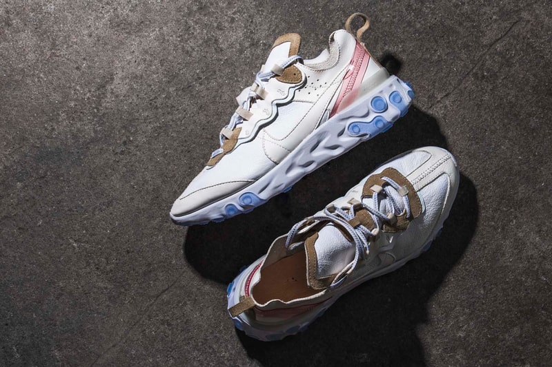 The Shoe Surgeon Nike React 87 Leather Custom Dominic Chambrone Custom Sneakers suede grain july 14 2018 drop release date