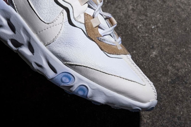 The Shoe Surgeon Nike React 87 Leather Custom Dominic Chambrone Custom Sneakers suede grain july 14 2018 drop release date