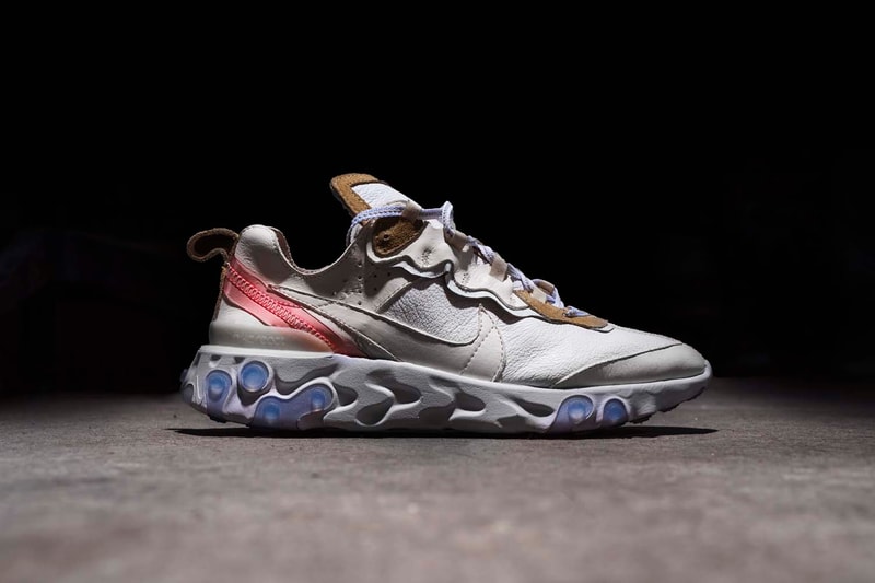 The Shoe Surgeon Nike React 87 Leather Custom Dominic Chambrone Custom Sneakers suede grain july 14 2018 drop release date