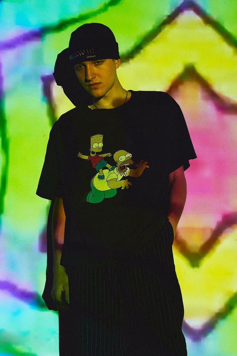 The Simpsons YSTRDY'S TMRRW collaboration tee shirt design fall winter 2018 exclusive japan beauty youth july 21 august 10 2018 drop release date buy info sale tee