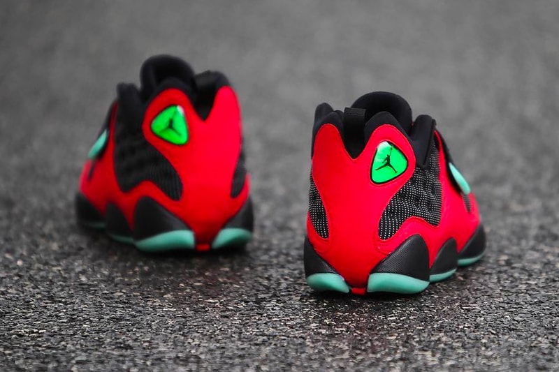 Tinker Hatfield Alternate Air Jordan 13 OG Bred colorway black and red sneaker first look release date availability