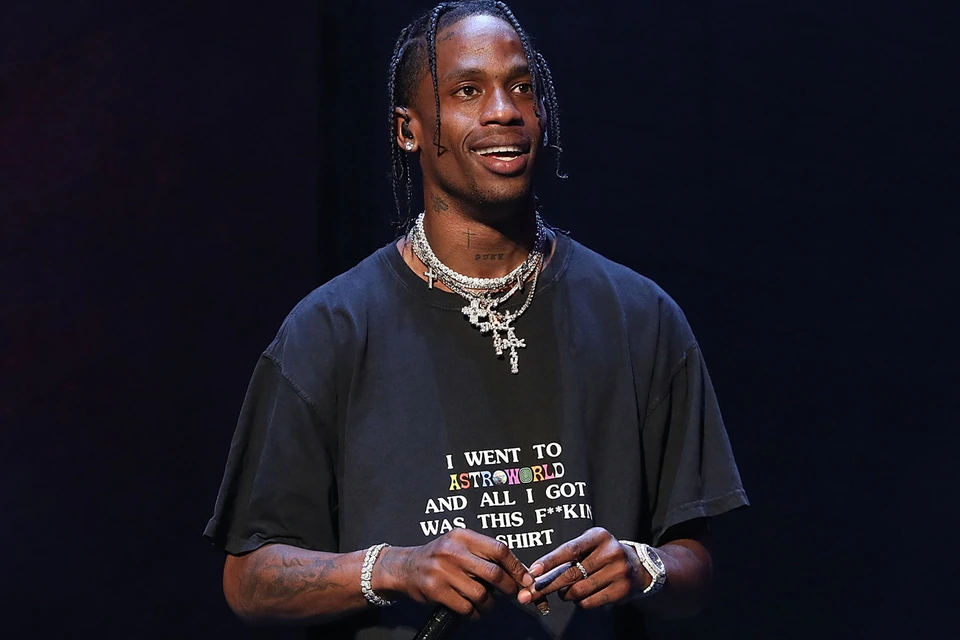 Rapper Travis Scott designs special shirts for Rockets fans