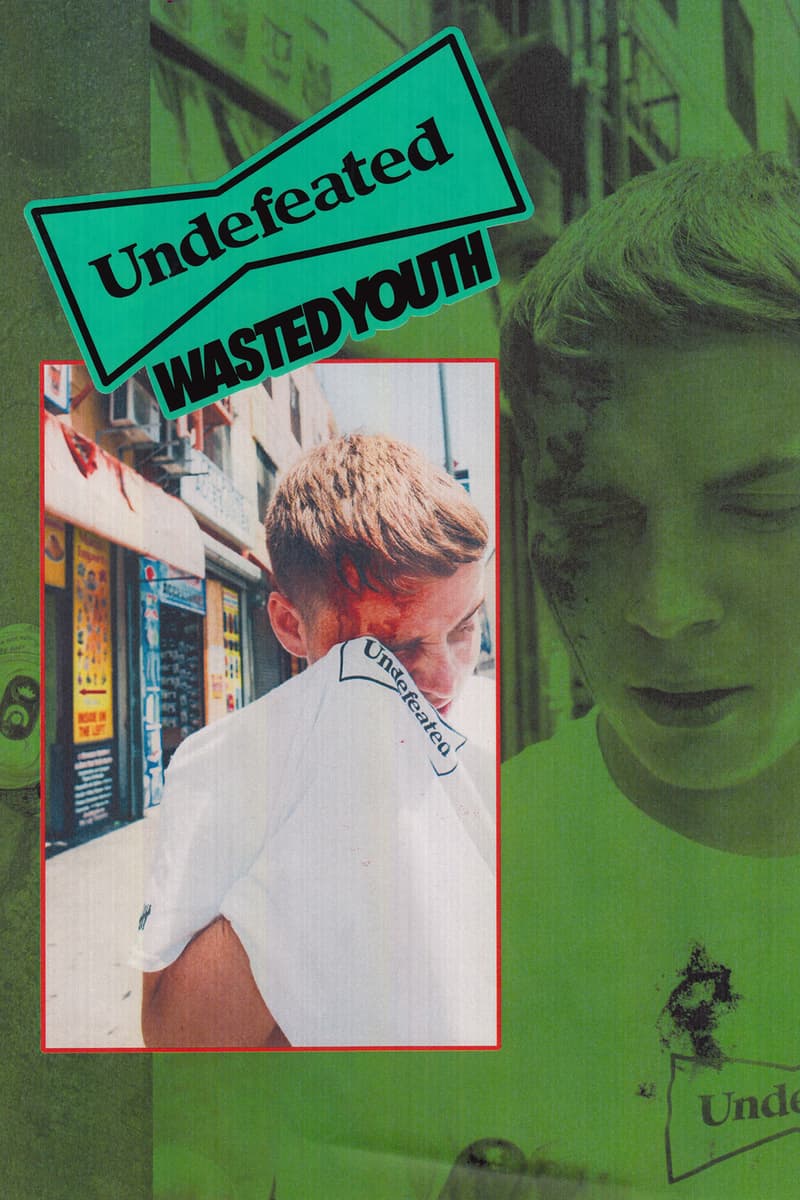 undefeated wasted youth verdy collaboration lookbook harajuku meiji dori store opening july 14 2018 japan exclusive tee shirt hoodie sticker pillowcase
