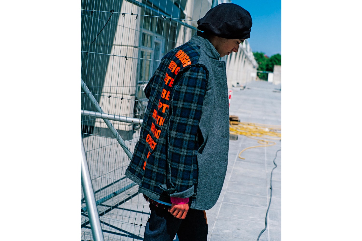 uniform experiment Fall Winter 2018 Lookbook collection outerwear accessories shirts sneakers