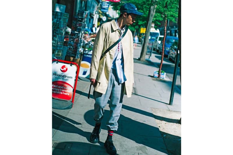 uniform experiment Fall Winter 2018 Lookbook collection outerwear accessories shirts sneakers