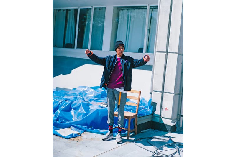 uniform experiment Fall Winter 2018 Lookbook collection outerwear accessories shirts sneakers