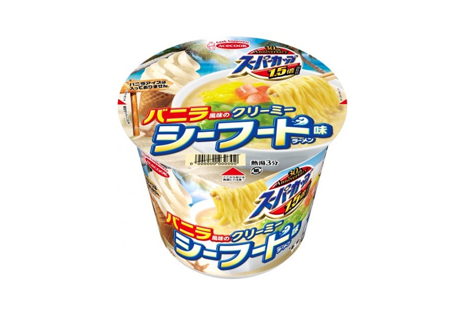 Acecook Vanilla Creamy Seafood Super Cup 1.5 Bai Instant Noodle Japanese Cup Noodle